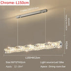 Modern Crystal LED Ceiling Chandelier for Luxury Living Room Décor