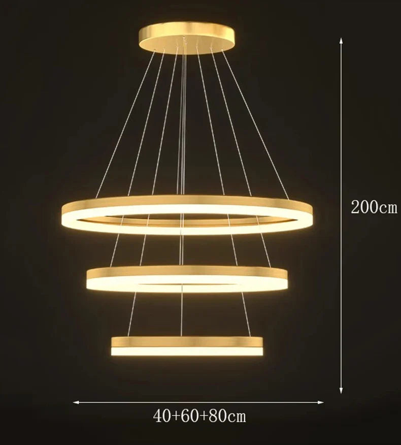 Modern LED Pendant Chandeliers for Home Decor and Indoor Lighting