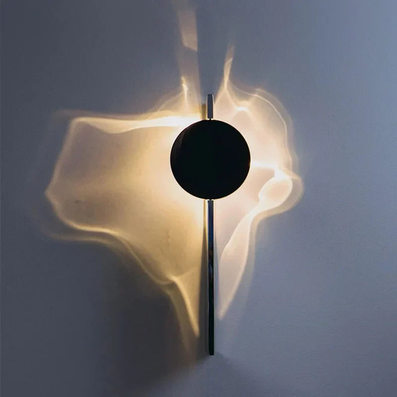 Stainless Steel Rotating LED Wall Sconce Lamp for Living Room and Aisle Decor