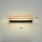 Nordic Wooden LED Wall Sconce for Bedroom Living Room Bathroom Lighting