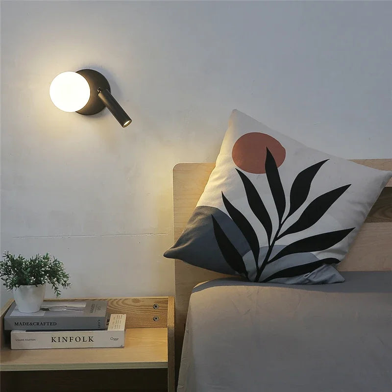 Postmodern LED Wall Lamp for Luxury Living Room, Bathroom, and Bedside Decor