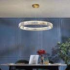 Crystal LED Ceiling Chandeliers: Modern Living Room Dining Room Pendant Lamp