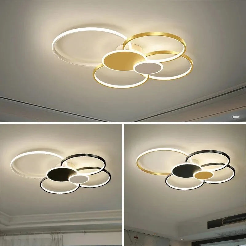LED Ceiling Chandelier Light for Living Room Bedroom Dining Hall Indoor Lighting Fixtures