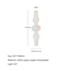 Akari Rice Paper Pendant Lamp for Living Room Bedroom - Wabi Sabi Design