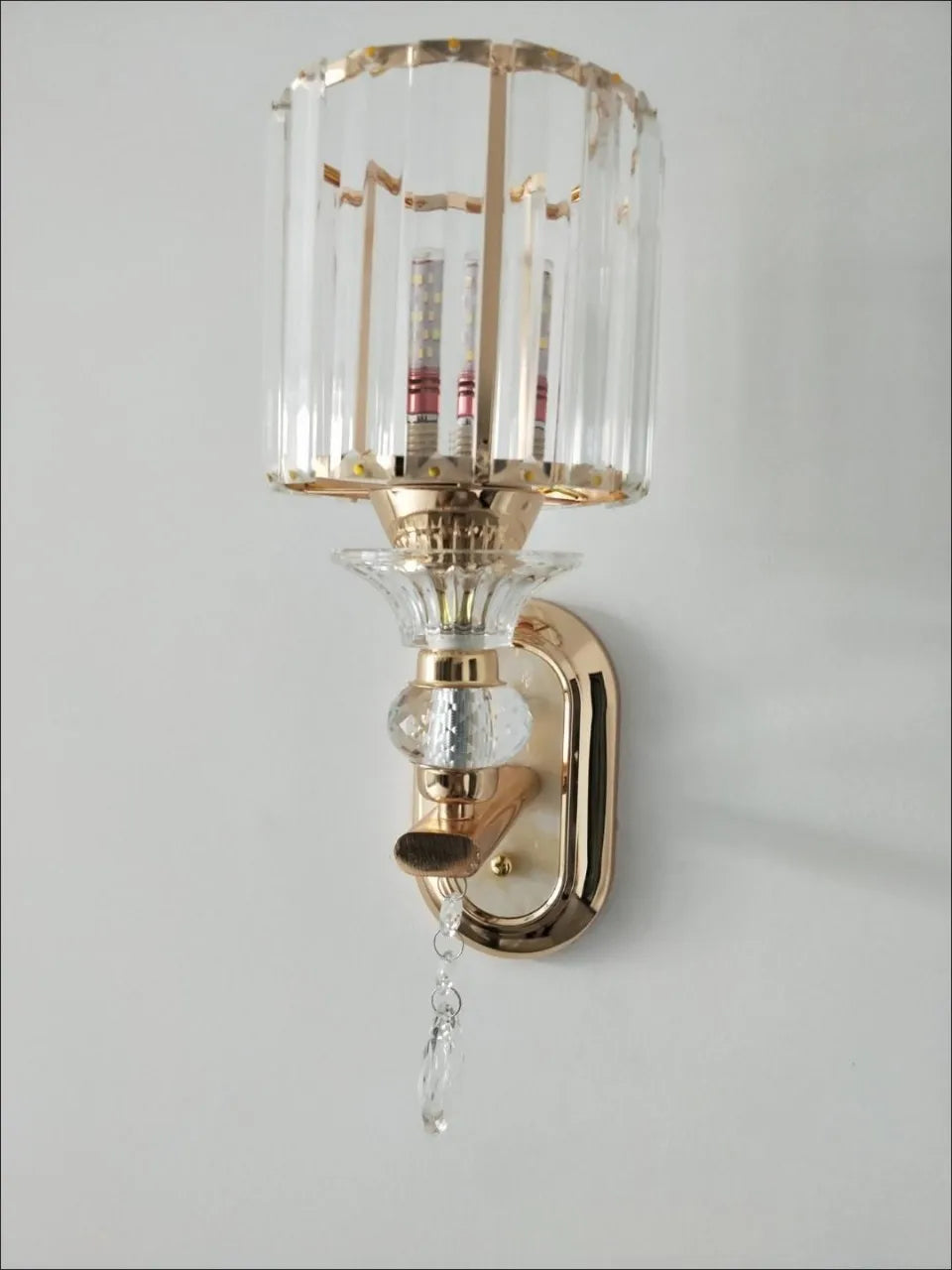 Glass Wall Lights: Modern Minimalist LED Bedside Lamp for Bedroom and Living Room