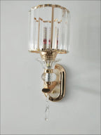 Glass Wall Lights: Modern Minimalist LED Bedside Lamp for Bedroom and Living Room