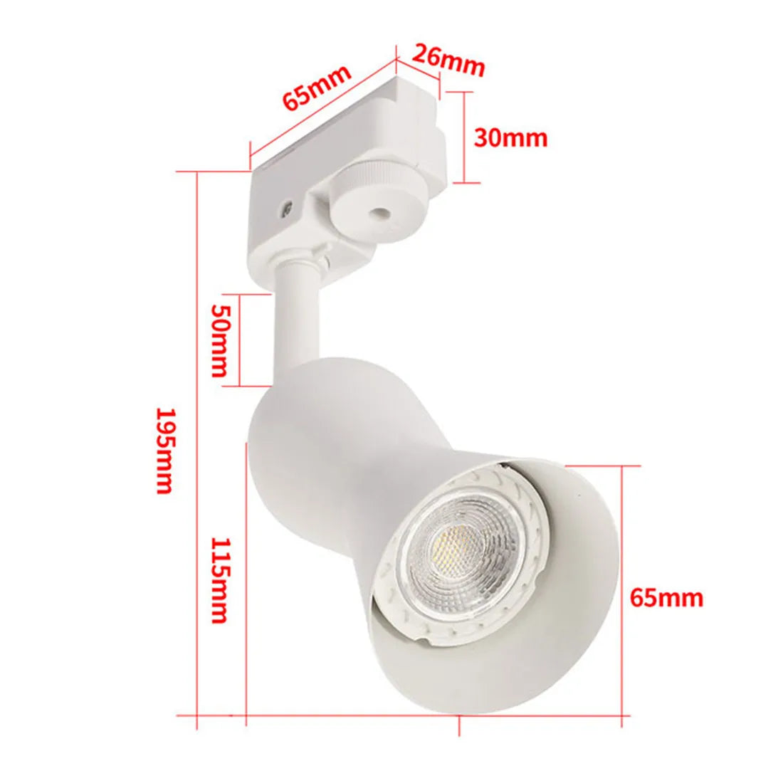 Mini GU10 Track Lights - H Type Ceiling Spotlight for Art Exhibition, Task Lighting