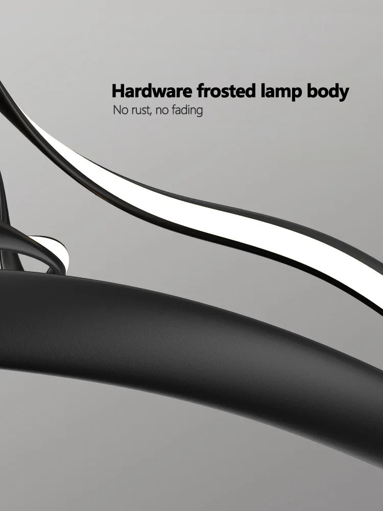 Modern LED Living Room Chandelier Creative Nordic Hall Lamps