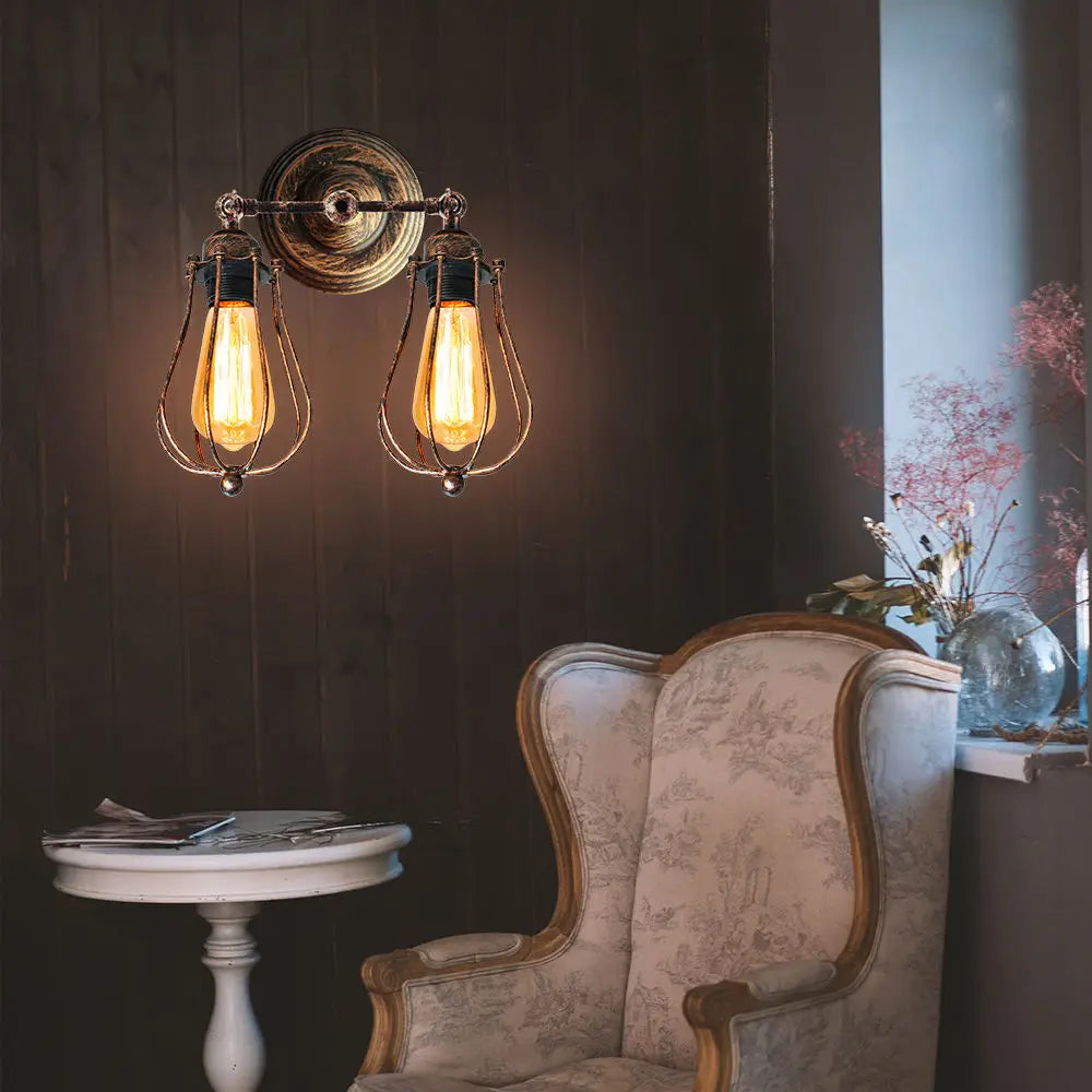 Vintage Industrial Wall Sconce for Home, Restaurant, Bar, Hotel