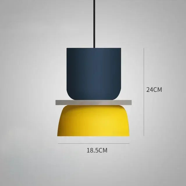 Modern LED Colour Pendant Lamp for Bedroom Living Room Dining Bar Study