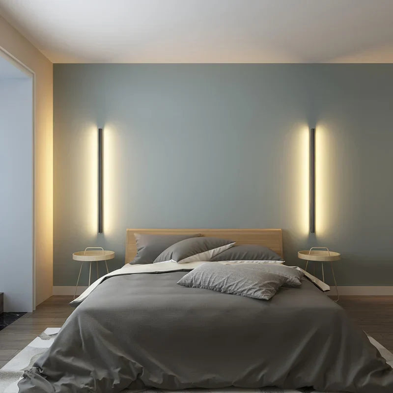 Nordic Minimalist LED Wall Lamp for Modern Indoor Lighting.