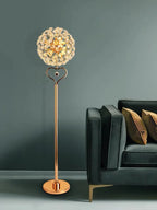 LED Sunflower Crystal Floor Lamp for Home Decor in Living Room or Bedroom