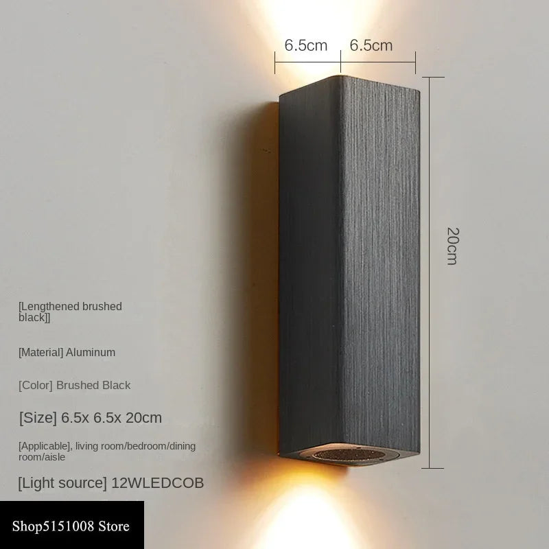 LED Indoor Wall Lamp for Corridor Bedroom Lighting Decor Sconce