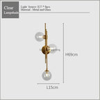 Modern Glass Ball Wall Lamp for Living Room, Study, Bedside, Loft, Bathroom