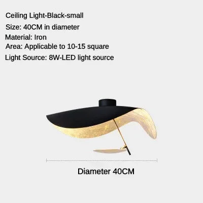 LED Saucer Ceiling Chandelier: Modern & Atmospheric Living Room Pendant Light