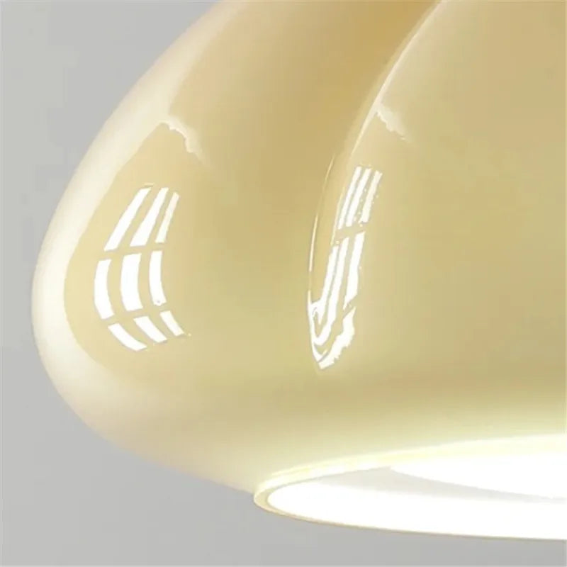 Glass Pumpkin Chandelier for Restaurant Balcony and Bedroom Lighting