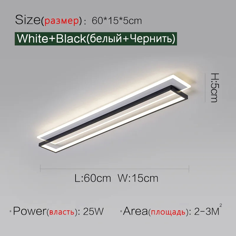 Modern LED Ceiling Light for Aisle, Corridor, Entry, Porch, Balcony, Cloakroom