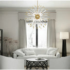 Crystal Dandelion LED Chandelier for Luxury Indoor Decor