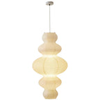 Wabi Sabi E27 Pendant Lamp - Japanese Style Led Suspend Chandelier