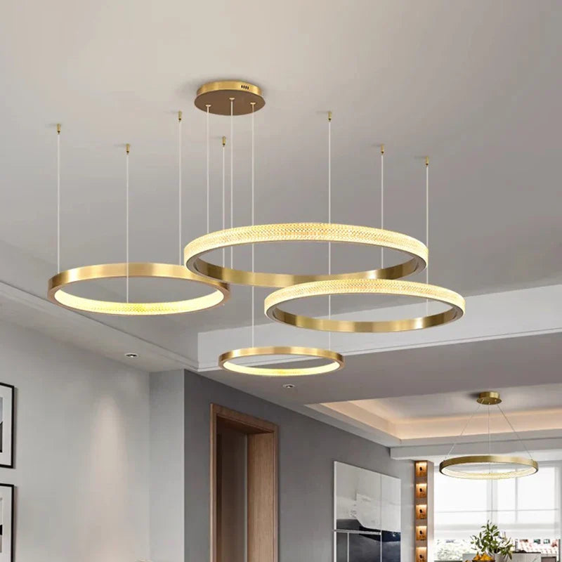 LED Pendant Chandeliers for Modern Living Room and Dining Room