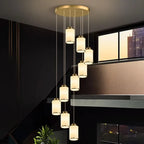 Modern LED Pendant Light Chandeliers for Living Room Staircase Decor