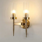 Modern LED Gold Wall Lights Bedroom Bedside Glass Lamps Fixture for Home Decor