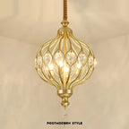 Vintage Lantern Chandelier for Living Room Bedroom Stairwell - Modern Country Style Lighting