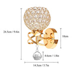 Modern Crystal Wall Lamp for Home Living Room Bedroom Decor