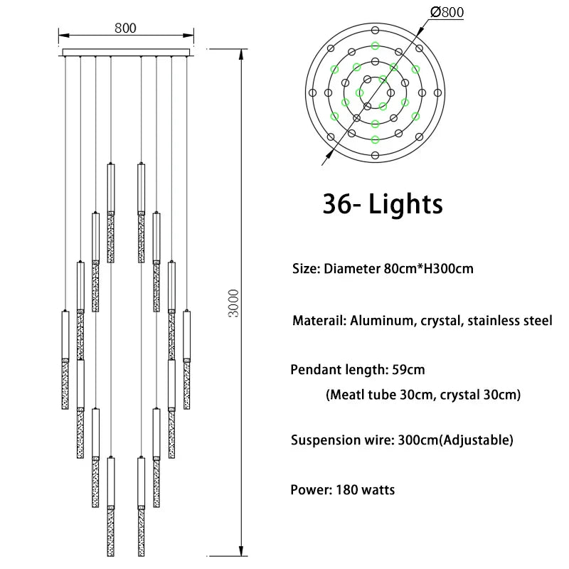 Crystal Loft Chandelier: Modern Nordic Art Deco Gold LED Lighting for Living Room