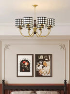 Polka Dots Chandelier: Retro Minimalist Round Pendant Lamp for Home & Restaurant