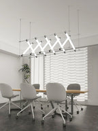 Nordic LED Chandelier: Black Gold Dining Room Kitchen Lighting Fixtures