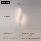 Modern LED Corner Floor Lamp for Living Bedroom, Creative Design Home Decor