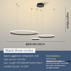 Modern LED Pendant Lights Chrome/Gold Plated for Dining Living Kitchen