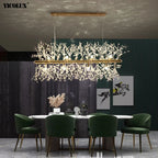 Dandelion Chandelier LED Hanging Light for Living Room Dining Decoration