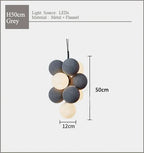 Flannelette Ball Chandelier: Modern Nordic Design for Stylish Interiors