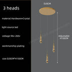 Crystal Pendant Chandelier for High Ceilings