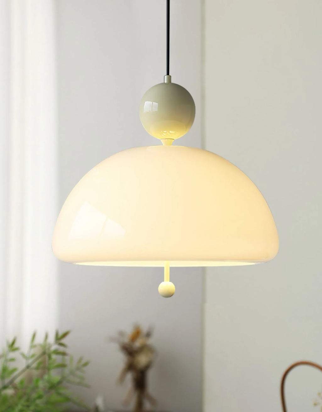 Modern Bauhaus Glass Pendant Lamp for Restaurant, Bedroom, Study and Coffee Shop