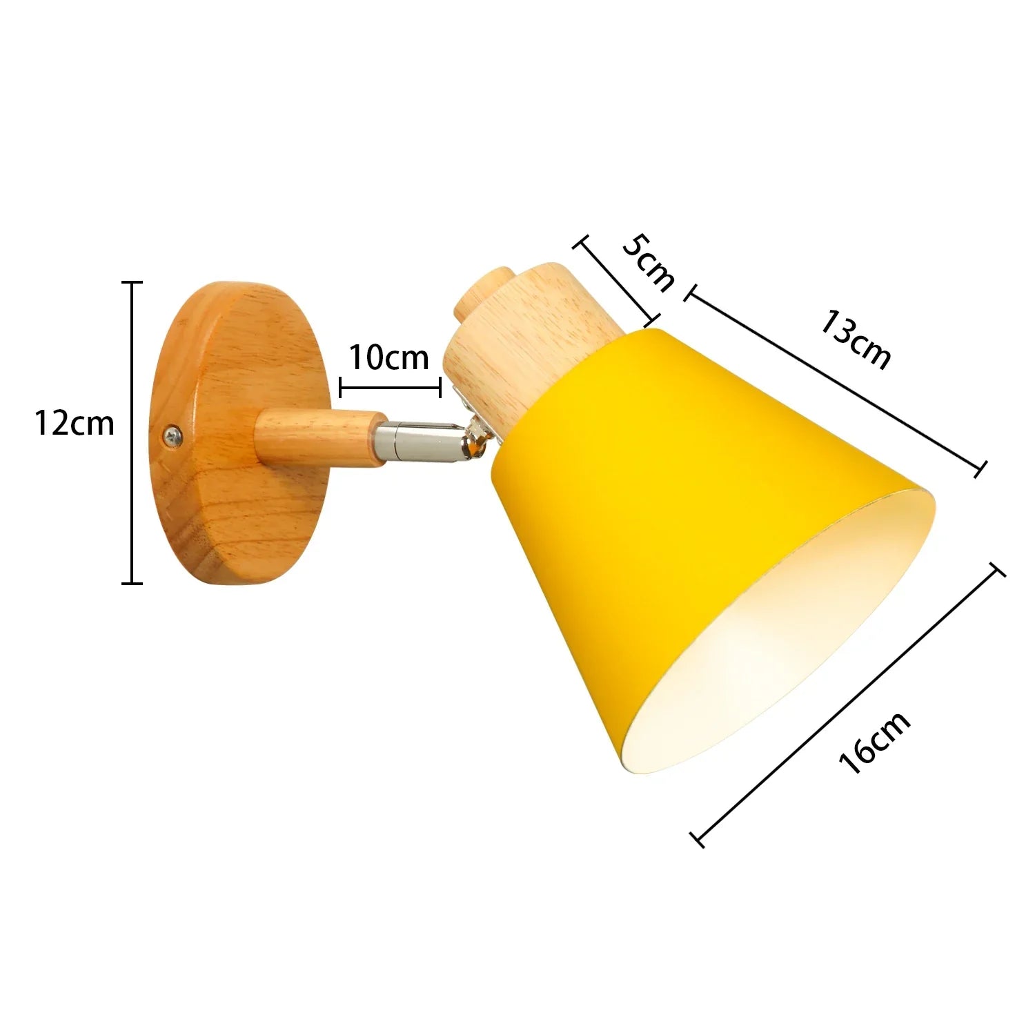 Wood Wall Sconce LED Light Modern Nordic Style Bedroom Home Decor Lighting