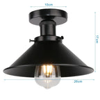 Vintage Industrial LED Metal Ceiling Chandelier Loft Decor E27 Light