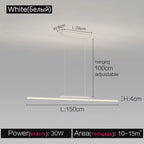 Black Line Chandelier: Elegant Salon Design, Luxury Lighting for Home and Restaurant