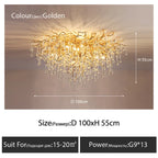Crystal Ceiling Chandelier - Luxury Lighting for Modern Spaces