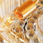 Crystal LED Chandelier: Light Luxury Ceiling Lamps for Living Room, Bedroom, Kitchen, Hotel