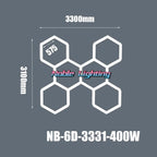 Honeycomb LED Ceiling Light for Car Showroom and Workshop