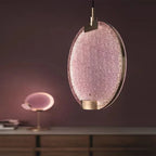 Glass Horo LED Pendant Light - Art Deco Signal Headlight for Home, Bar, Kitchen