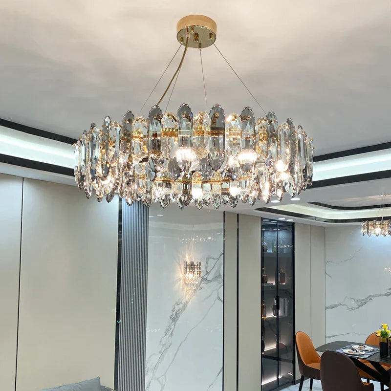 Crystal Chandelier: Luxury Nordic Post-modern Design for Living Room, Bedroom, Dining Room
