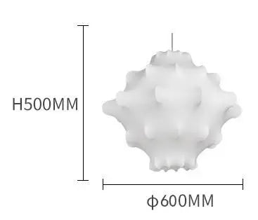 Viscontea Silk Pendant Light: Designer Italian Lamp for Living Room, Bedroom, Kitchen & Dining