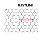 Honeycomb LED Car Detailing Ceiling Light - Customized Hexagon Design for Showroom