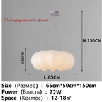 White Cloud LED Chandelier for Children's Room and Living Area