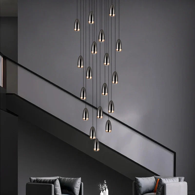 Modern Mini LED Chandelier for Kitchen Living Room Staircase Pendant Lighting