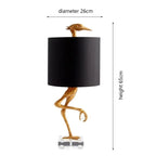 Ostrich Table Lamp - Unique American Bird Light for Home Decor